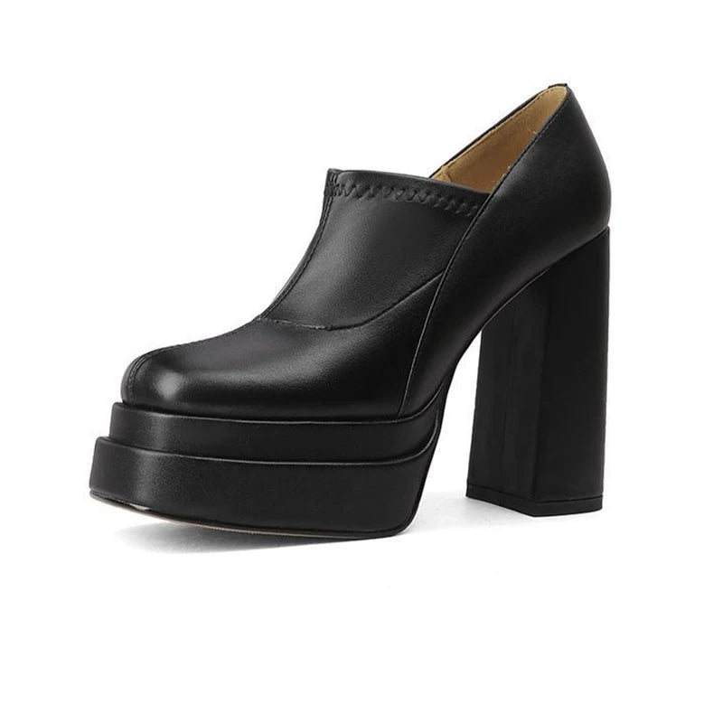 Suprt High Heels Women Fashion Shoes Chunky Dress Luxury Shoes Autumn Sexy Woman Pumps 2025 New Designer Elegant Mujer Zapatos