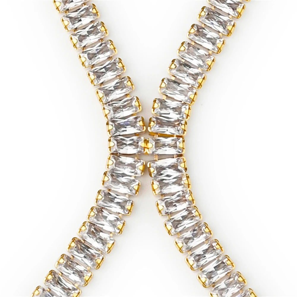 Fashionable Exquisite Tassel Rhinestone Ankle Nightclub Beach Party Ankle Elegant Women's Crystal Ankle Jewelry Accessories