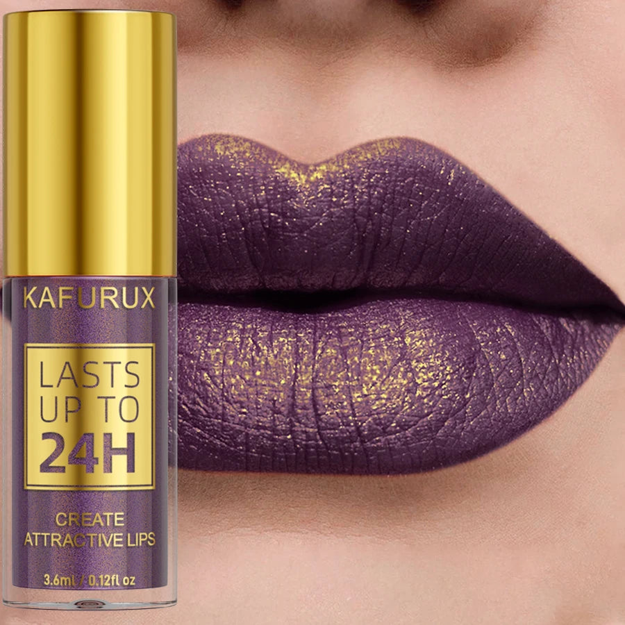 1PC Glitter Metallic 14 Colors Lip Glaze Shiny Long Lasting Lip Gloss Liquid Lipstick Korean Makeup Lip Oil Lip Tint...