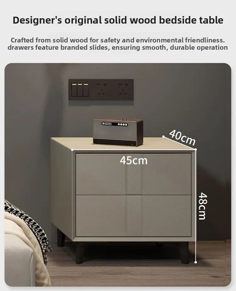 Soft package master bedroom, high-end and atmospheric storage with storage drawers, modern, simple and convenient double bed