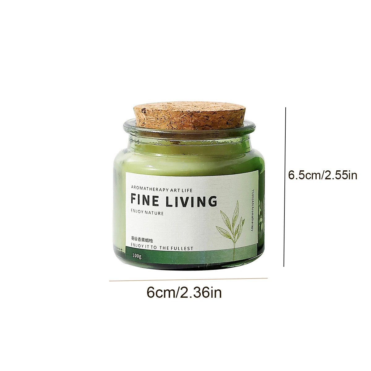 1pc Bedroom Aromatherapy Candle Cotton Core Soybean Wax Long lasting Fragrance Home Bedroom Atmosphere Light Luxury Aromatherapy