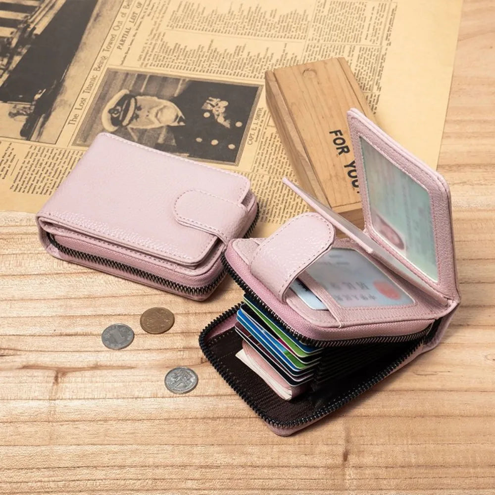 Multiple Slots for ID And Bank Cards High Capacity Men's Driver License Card Holder Anti-Magnetic Credit Card Wallet |...