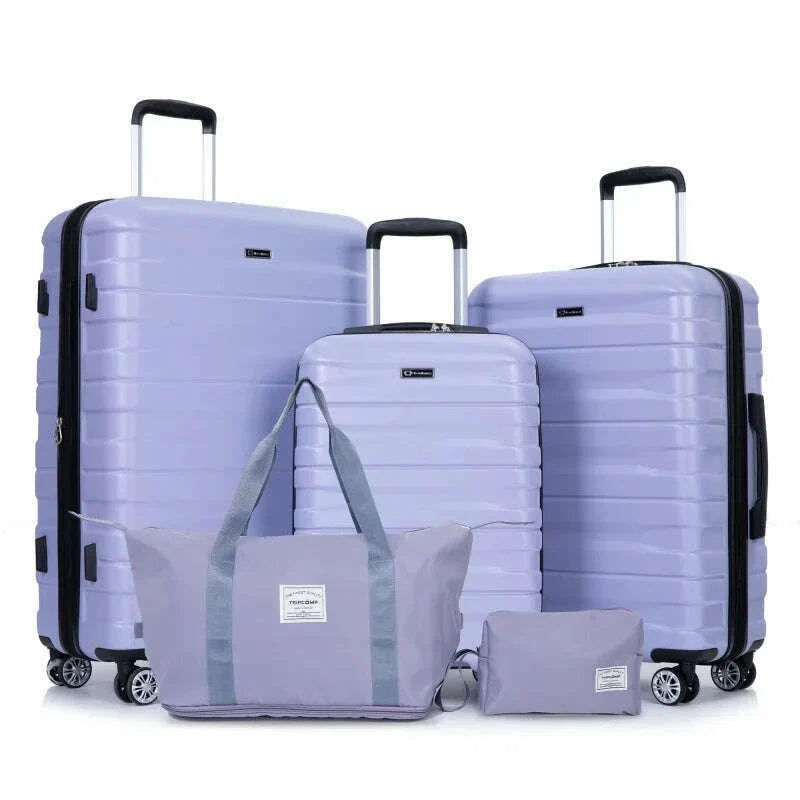 Luggage Sets 3 Piece Suitcases with Double Spinner Wheel,Suitcase Set ABS Hard Case Luggage with TSA Lock