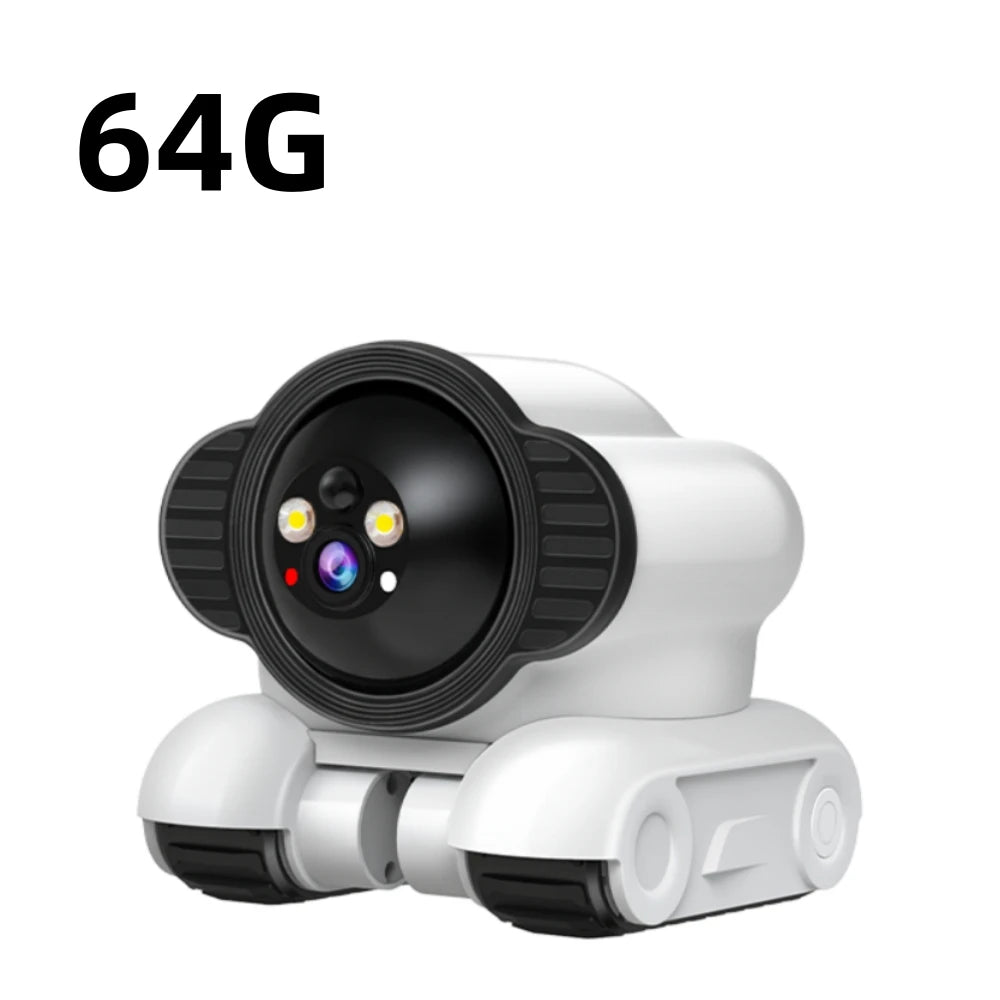 360 Degree Rotating Pet Camera with Two Way Talk Function and Night Detection Robot Cameras for Home Security