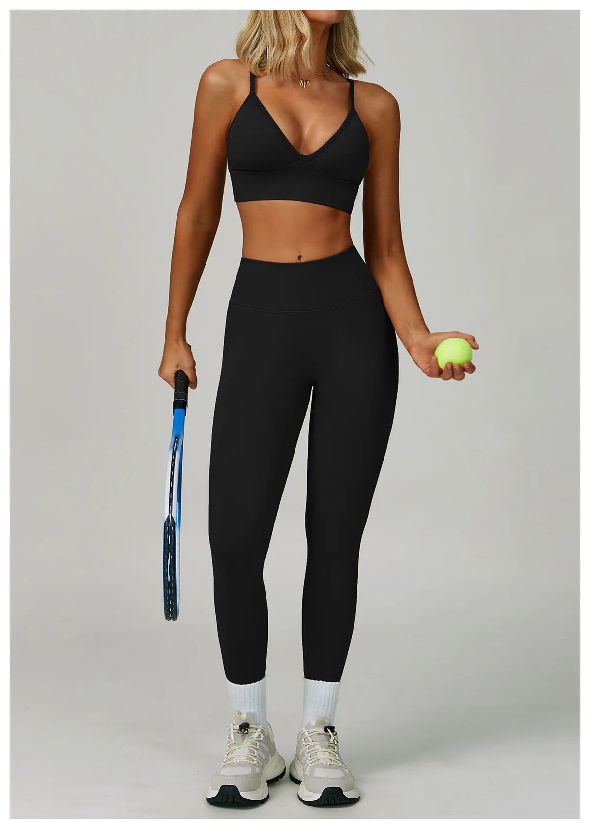 2/3PCS Seamless Sport Yoga Set Women's Breathable High Waist Fitness Sportwear Women Sports underwear Set Gym Workout Clothes - Kimlud