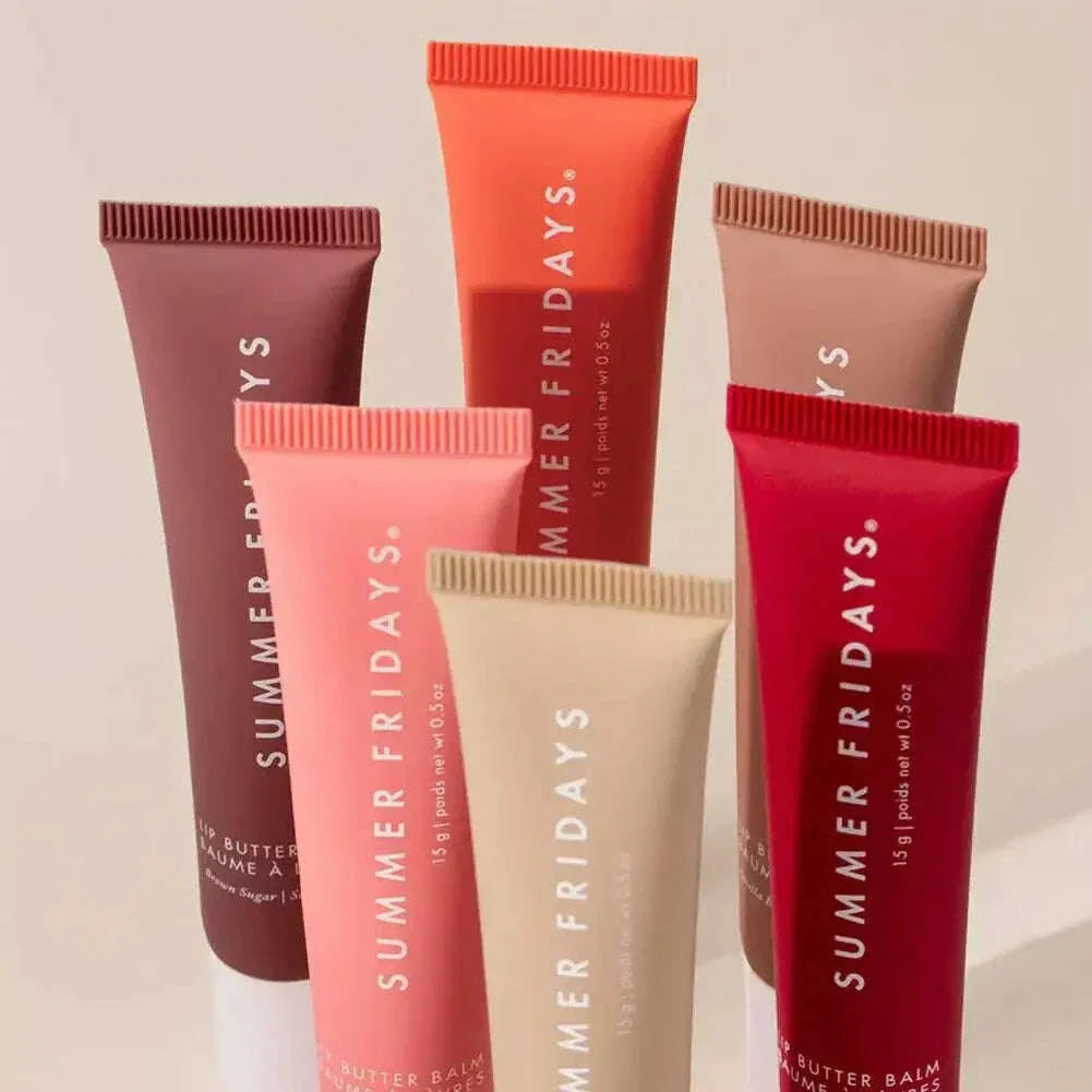 8 Kinds Summer Fridays Lip Balm Moisturizing Smooth Soft Lips Cosmetics Sugar Vanilla Beige Sweet Mint Makeup Lip Care