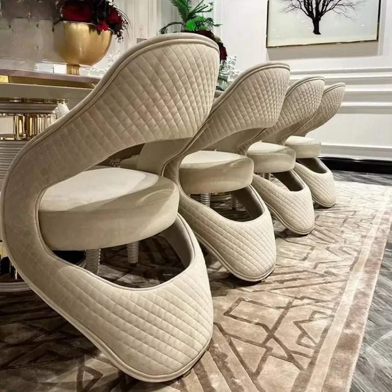 Dining Room Furniture High End Villa Dining Table Sets with 8 10 Chairs Marble Top Dining Table - Kimlud