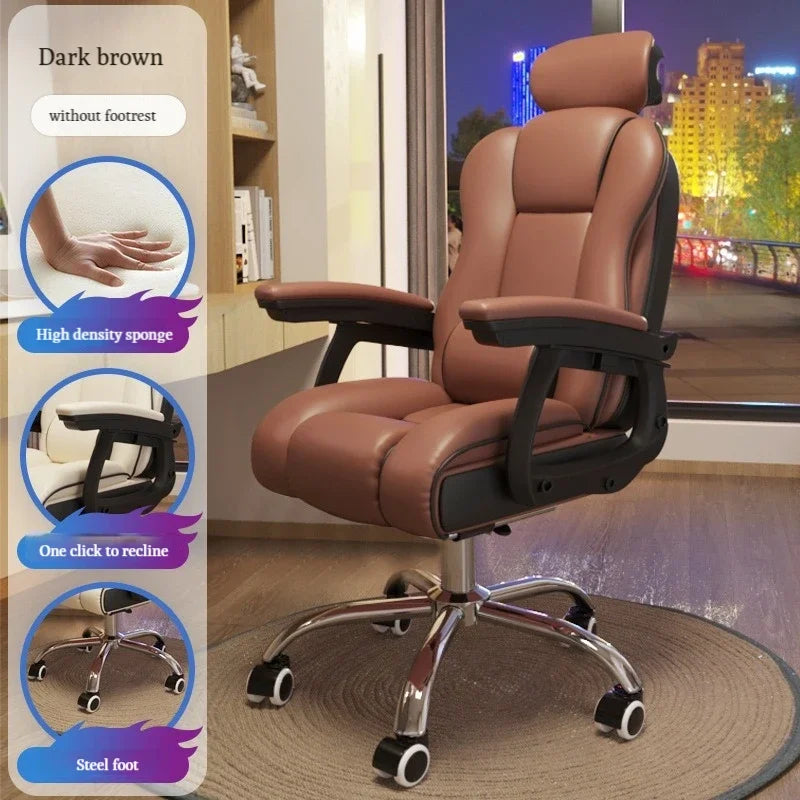 z for China factory wholesale high back swivel office chair pu leather armchair height adjustable office chair with...