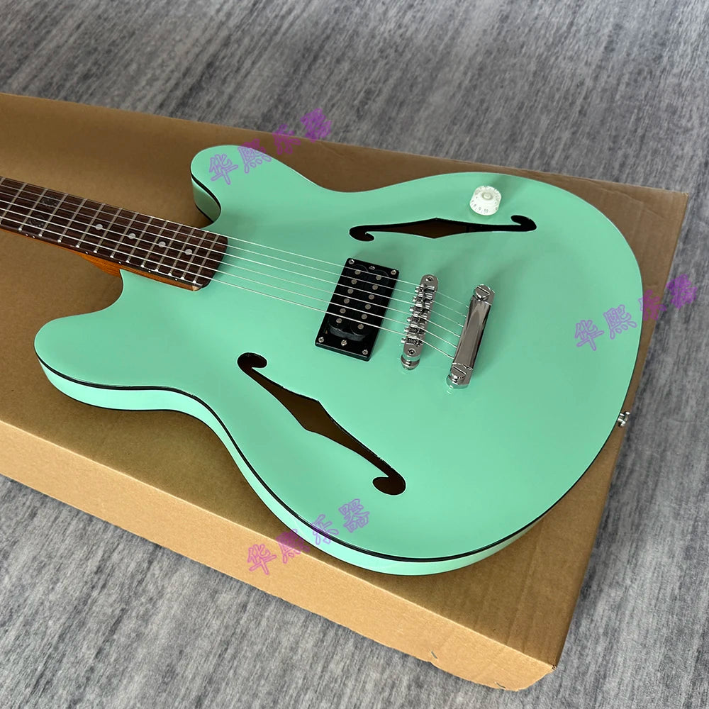 High quality green starcaster jazz electric guitar,AAA rosewood fingerboard,in stock | Kimlud Professional Luxury Table
