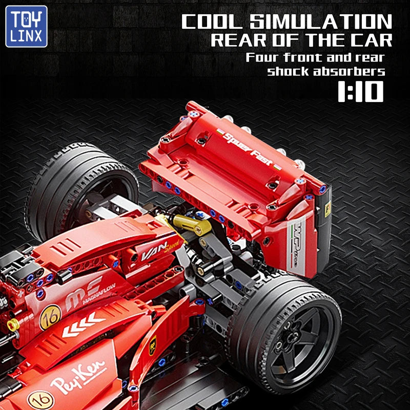 ToylinX RC Race Cars Building Sets MOC Remote Control Building Blocks Car Cool Collectible Model Car Kits Toys Christmas Gift