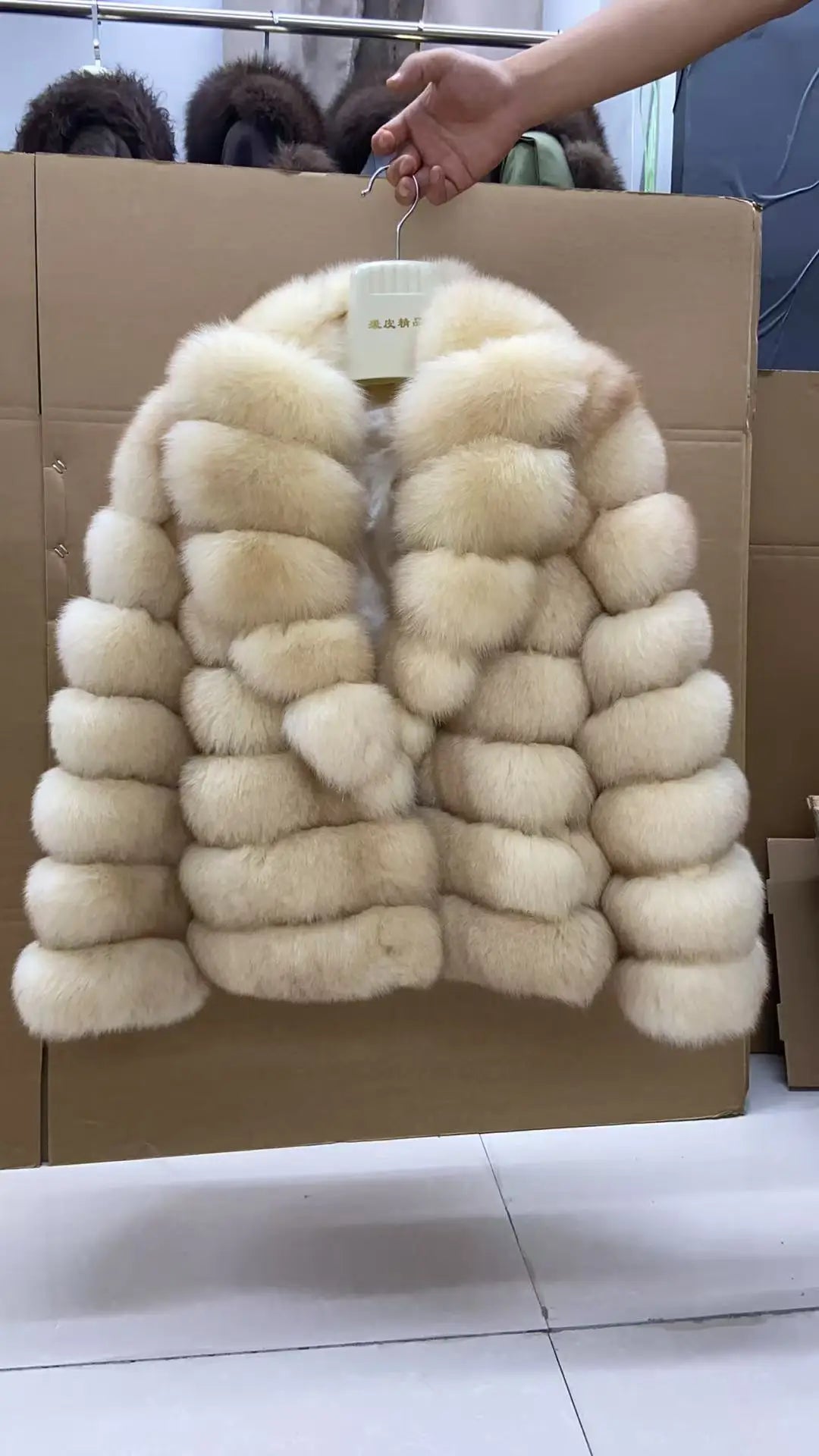 Winter High-End Young Women's Fox Fur Coat Colorful Sable Genuine Finland Imported Jacket 2025 Style for Fashionable Ladies