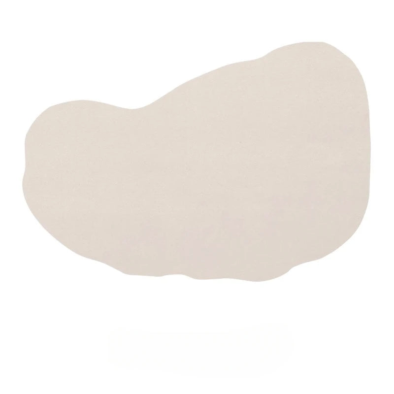 Wabi sabi Style Carpets for Living Room Luxury Bedroom Decor Gray Carpet Irregular Shape Plush Rug Fluffy Soft washable Mat