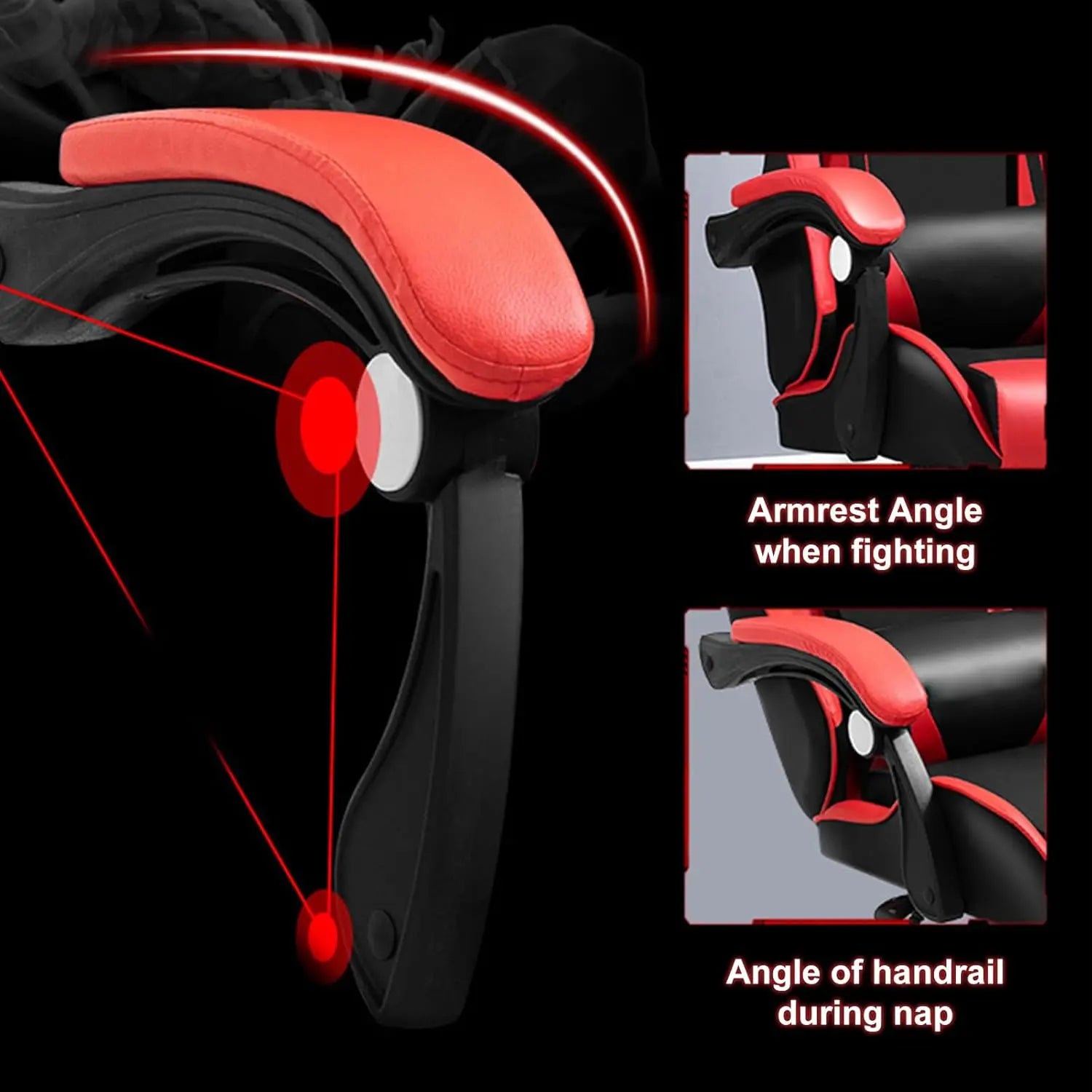 Gaming Chair with Bluetooth Speakers and Led Lights, Massage Gamer Chair with Footrest High Back and Lumbar, Customized