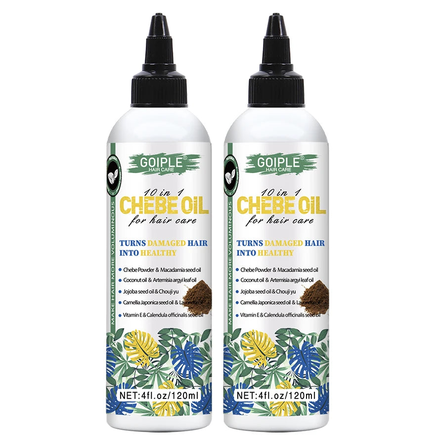 Fast Growth Chebe Oil Hair Regrowth Serum Chebe Powder Repair Damaged Scalp Treatment Anti-Hair Loss Care Moisturize Essence