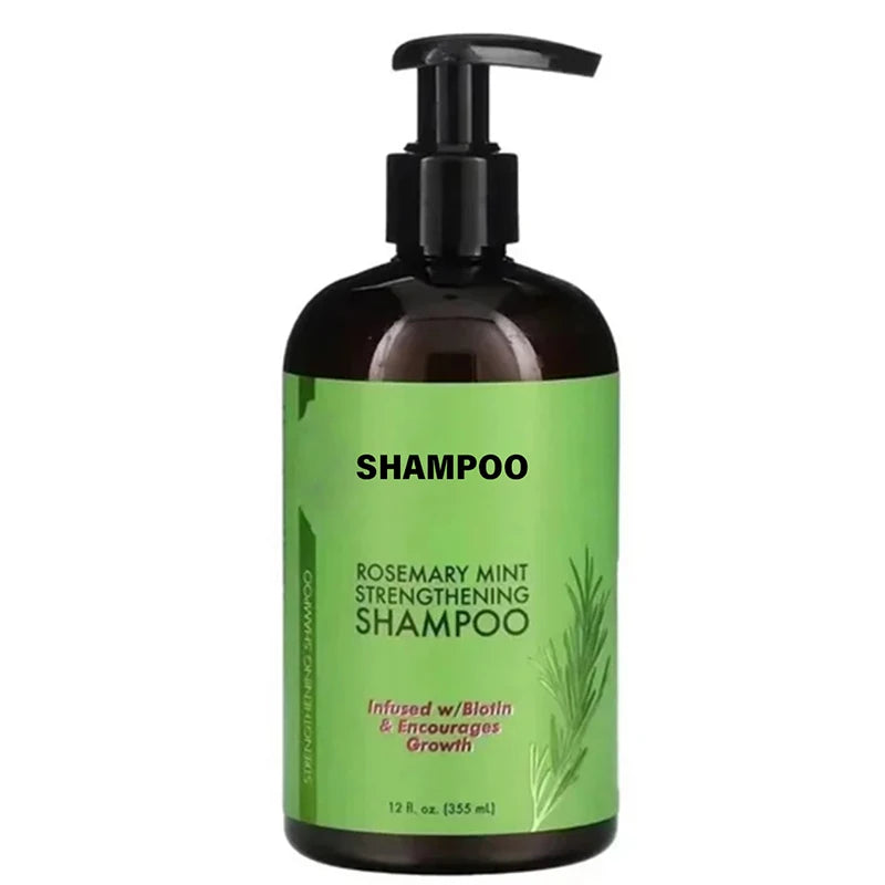 Organics Rosemary Oil mint SET Enhanced Hair Mask Essential Oil Strong Conditioner Moisturizing Repair Hair Care Shampoo