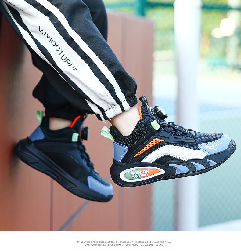 New Arrival Children Shoes Girls Boys Fashion Sneakers Comfortable Kids Sports Shoes Breathable Casual Leather Outdoor...