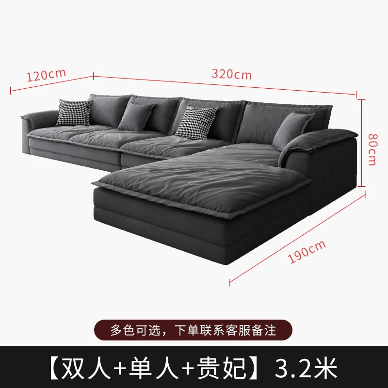 Sectional Lazy Living Room Sofas Pouf Armchair Puffs Cloud Living Room Sofas Corner Nordic Tumbonas Playa Balcony...