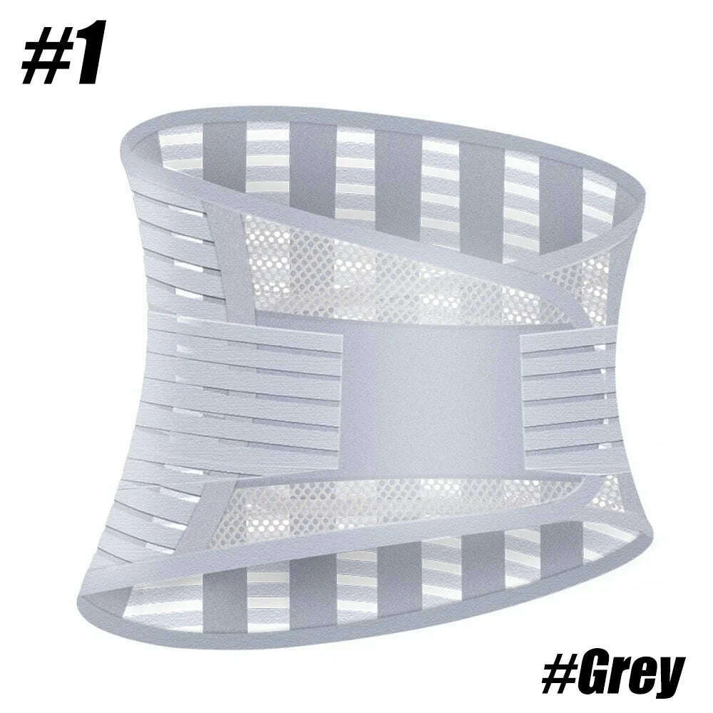 Back Braces for Lower Back Pain Relief with 5 Stays,Breathable Back Support Belt for Men/Women,Anti-skid lumbar support belt