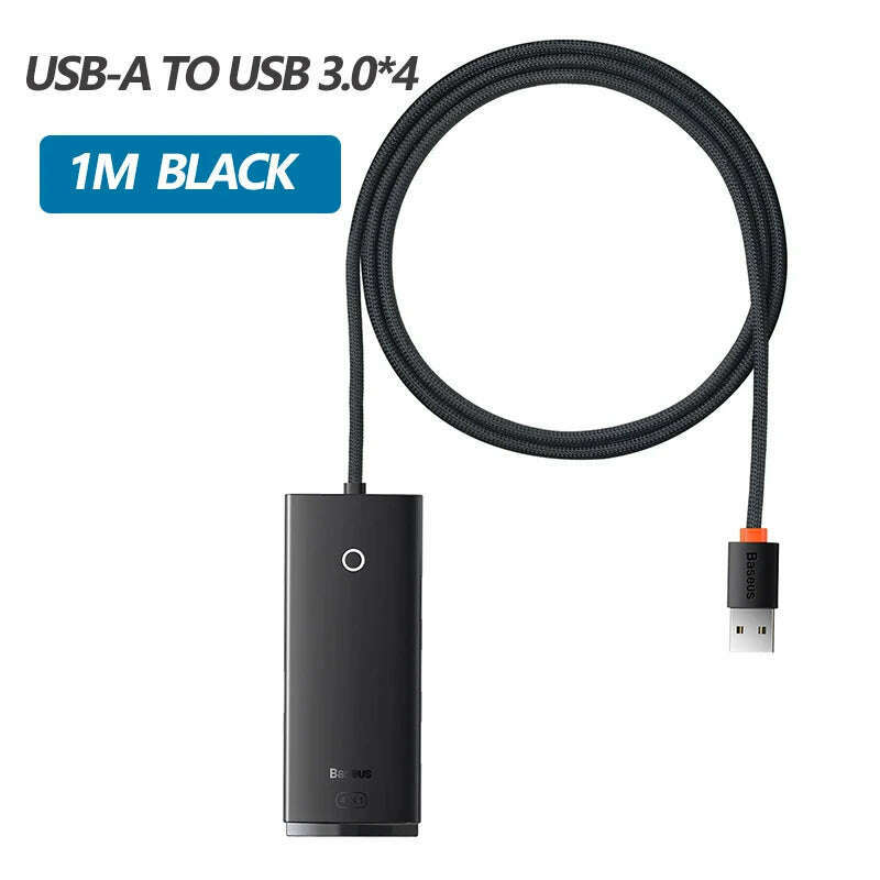 Baseus USB HUB Adapter 4 in 1 USB Type C to USB 3.0 HUB Splitter Adapter for MacBook Pro Air Huawei Mate 30 Docking Station HUB