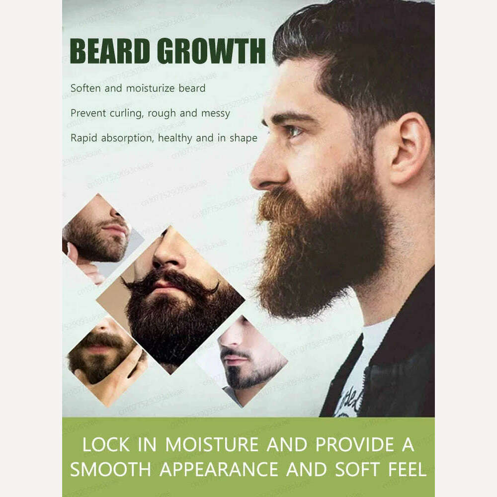 Beard Growth Serum quickly thickens and softens beards for longer, fuller beards
