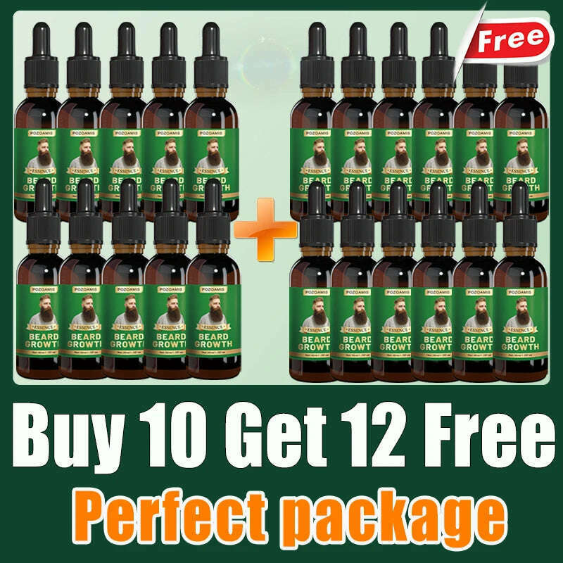 Beard Growth Serum quickly thickens and softens beards for longer, fuller beards