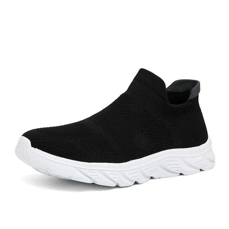 Breathable Men Casual Shoes Lightweight Male Vulcanized Shoes Outdoor Platform Men's Loafers Soft Mesh Flats Non-slip Sneakers