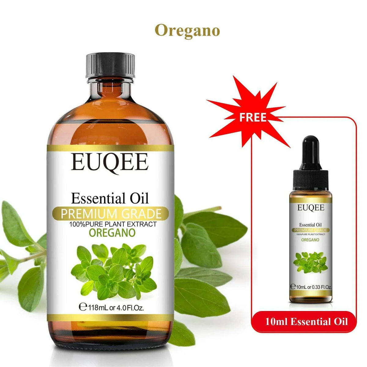 Buy 118ml Essential Oil Get 10ml Free 100% Pure and Natural Essential Oil with Dropper for Aromatherapy Diffuser Massage DIY