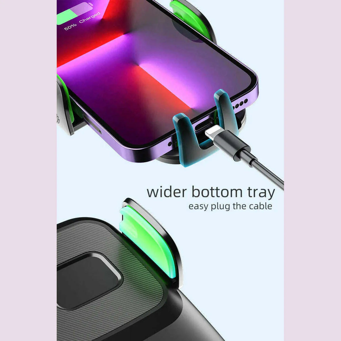 Cell Phone Holder Car, Windshield/Dashboard/Window Car Phone Holder Mount, Suction Cup Phone Mount for Car Truck Compatible