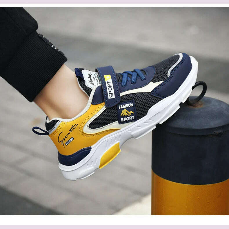 Children's shoes boy sneakers in the spring and autumn with breathable non-slip surface pupil cuhk boy boy fashion shoes