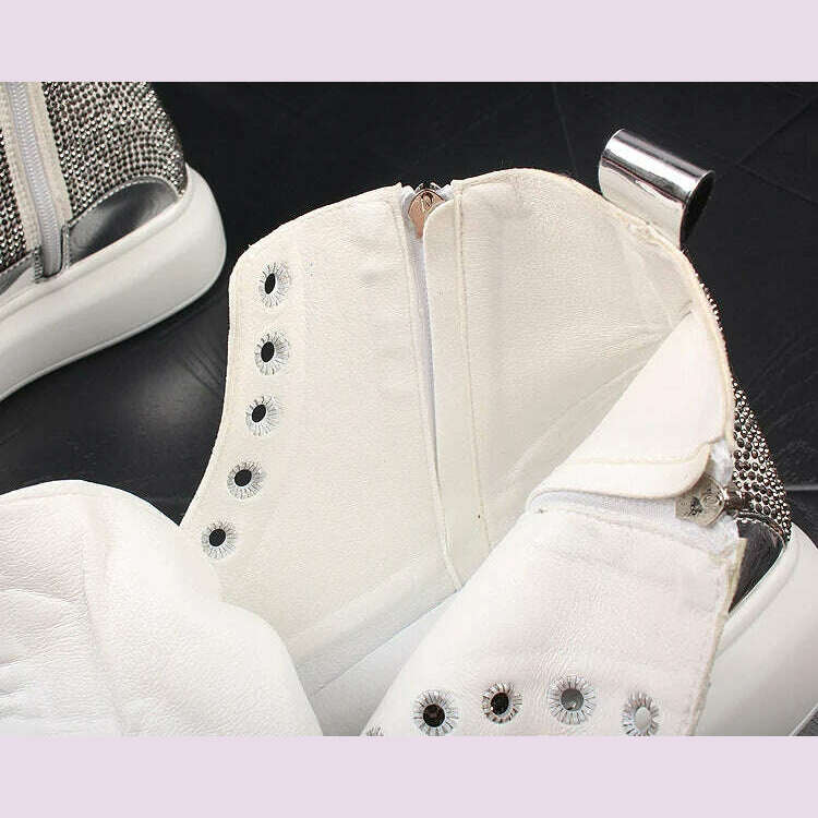Designer Casual Shoes High Quality Rhinestone Loafers High quality casual boots Luxury soft soled shoes Zapatillas Hombre A6