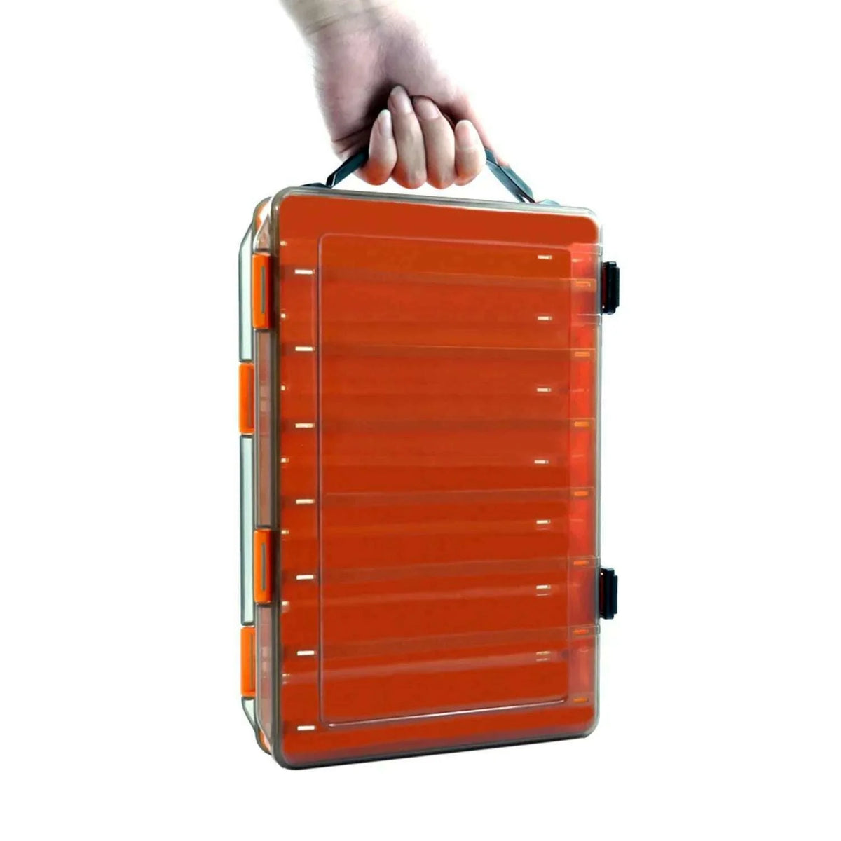 Double-sided Lure Box Double-layer Tool Box Hard Bait Box Accessories Box Wooden Shrimp Box Minnow Pencil Fish Lure Box