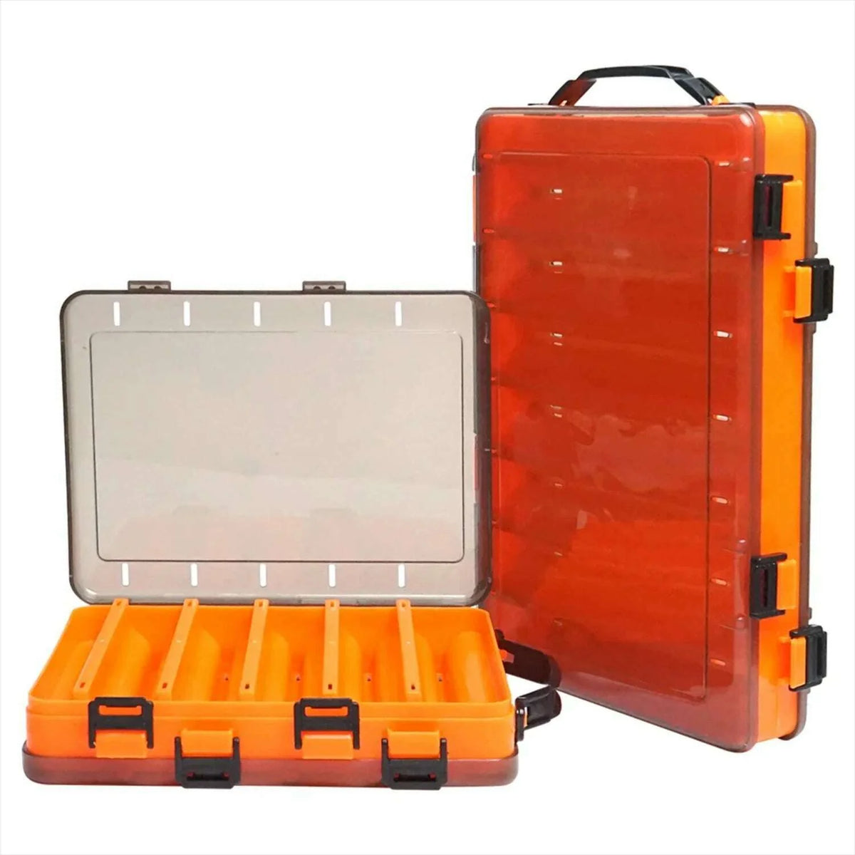 Double-sided Lure Box Double-layer Tool Box Hard Bait Box Accessories Box Wooden Shrimp Box Minnow Pencil Fish Lure Box