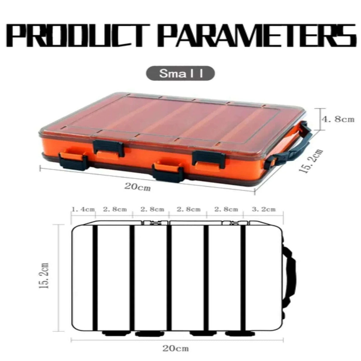 Double-sided Lure Box Double-layer Tool Box Hard Bait Box Accessories Box Wooden Shrimp Box Minnow Pencil Fish Lure Box