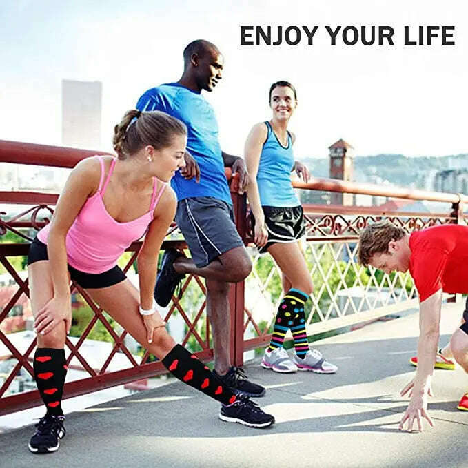 Dropship Compression Stockings Batch Socks Varicose Veins Nurse Socks Football Running Men Women Outdoor Sports Socks Unisex