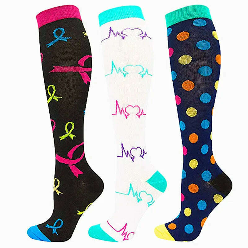 Dropship Compression Stockings Batch Socks Varicose Veins Nurse Socks Football Running Men Women Outdoor Sports Socks Unisex
