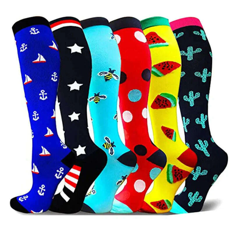 Dropship Compression Stockings Batch Socks Varicose Veins Nurse Socks Football Running Men Women Outdoor Sports Socks Unisex