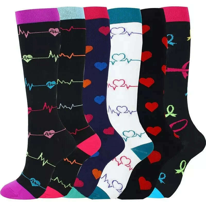 Dropship Compression Stockings Batch Socks Varicose Veins Nurse Socks Football Running Men Women Outdoor Sports Socks Unisex