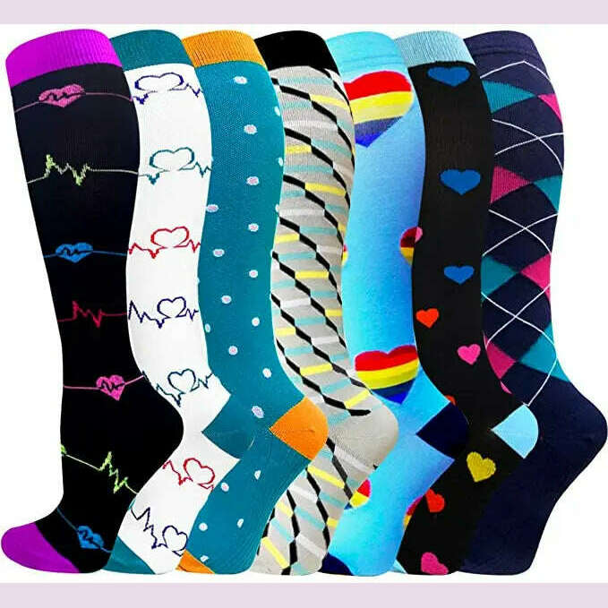 Dropship Compression Stockings Batch Socks Varicose Veins Nurse Socks Football Running Men Women Outdoor Sports Socks Unisex