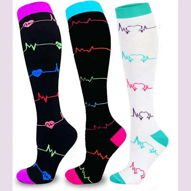 Dropship Compression Stockings Batch Socks Varicose Veins Nurse Socks Football Running Men Women Outdoor Sports Socks Unisex