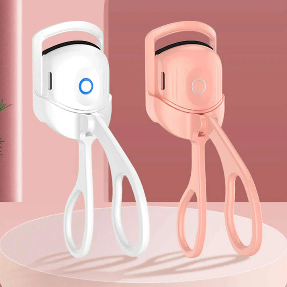 Eyelash Curler Portable Electric Heated Comb Eye Lash Long Lasting Eyelashes Curls Thermal Eyelash Curler Makeup Tools