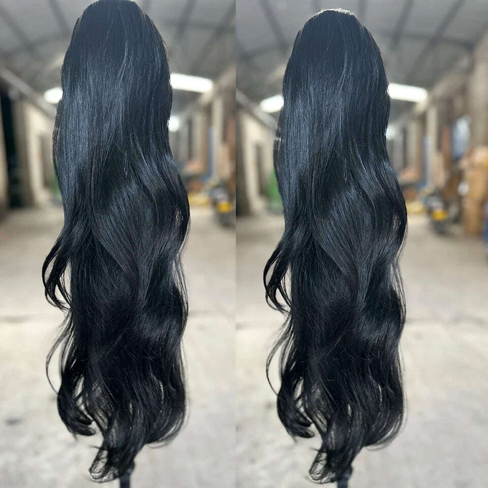 Gladys Weave Ponytail Extensions Synthetic Long 28 Inches Curls Ponytail For Women Horse False Weave Pony Tail Overh Free Ship