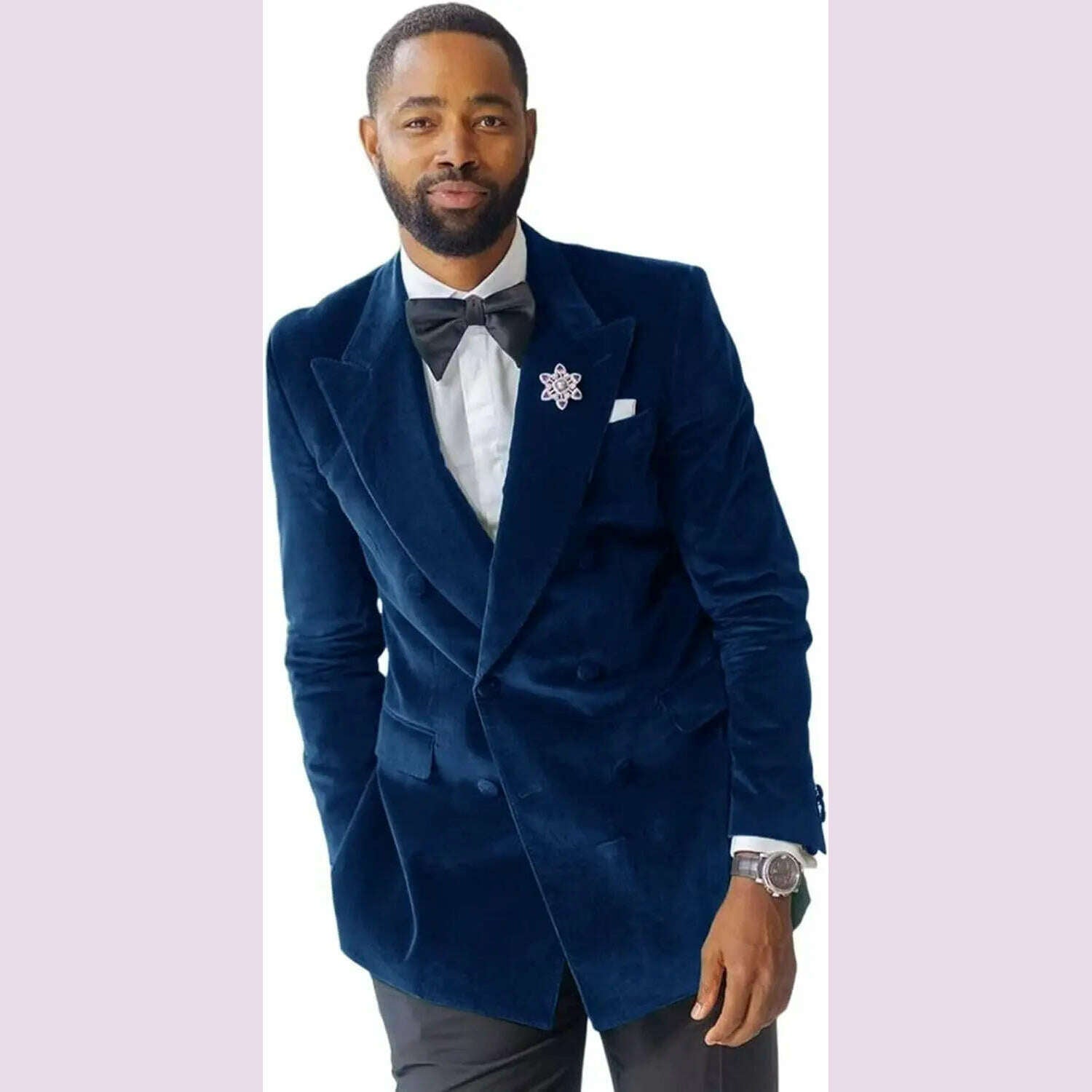 Green Velvet Smoking Suit Jacket for Men Suit 2024 Slim Fit Peak Lapel Custom Wedding Tuxedo Blazer 1 Pc African Fashion Coat