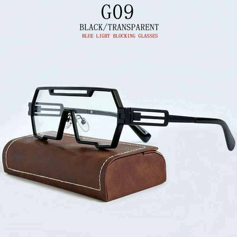 Heavy Metal Steampunk Sunglasses For Men Square Vintage Punk Fashion Glasses Retro Gafas De Sol Hombre Lunette De Soleil Homme