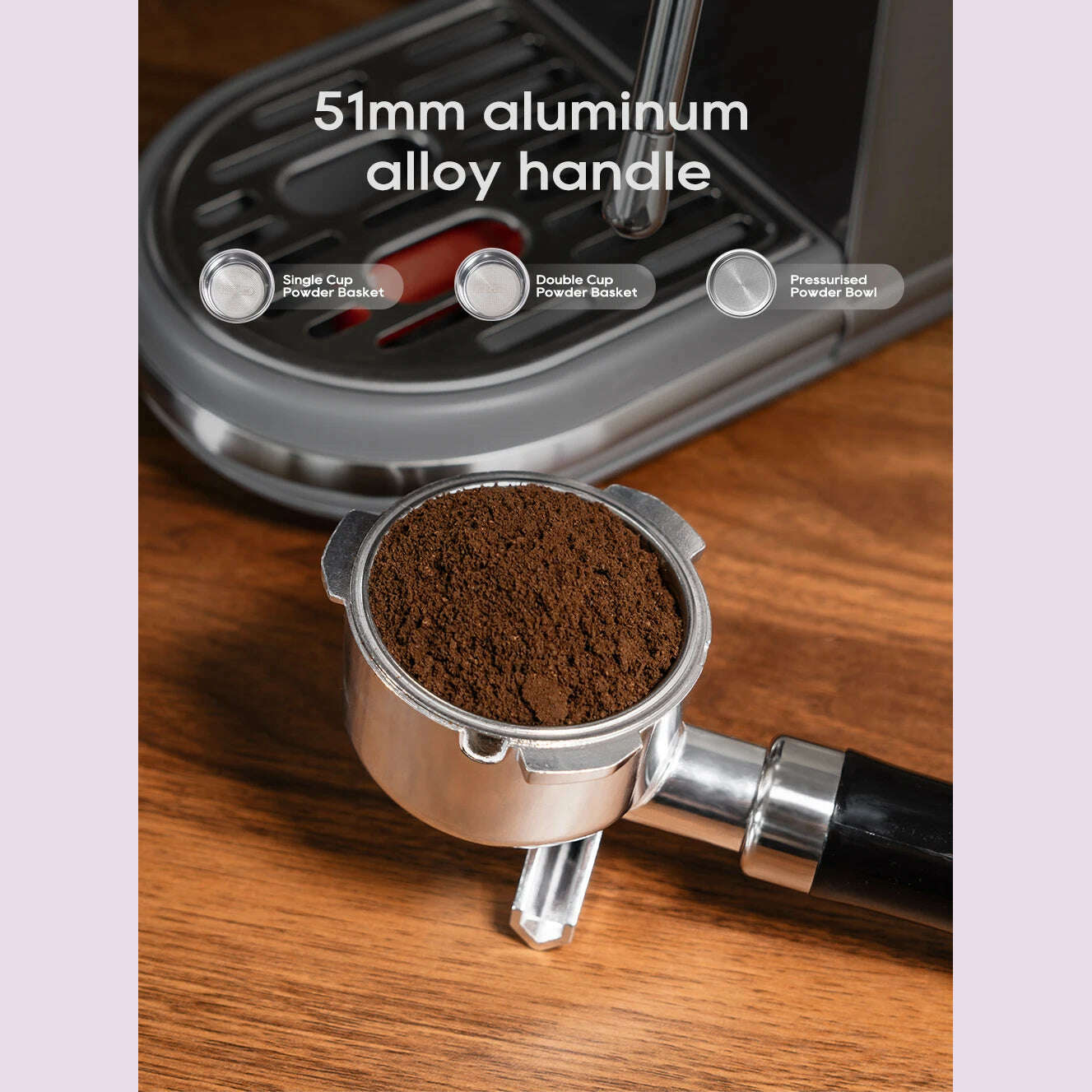 HiBREW 20Bar Semi Automatic Espresso Coffee Machine Temperature Adjustable Cold/Hot Super Slim Coffee Maker Cappuccino H10B