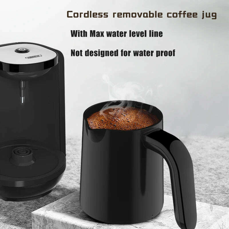 HiBREW Automatic Turkish Coffee Machine Electric Pot AC 220~240V Ground Coffee Maker H9