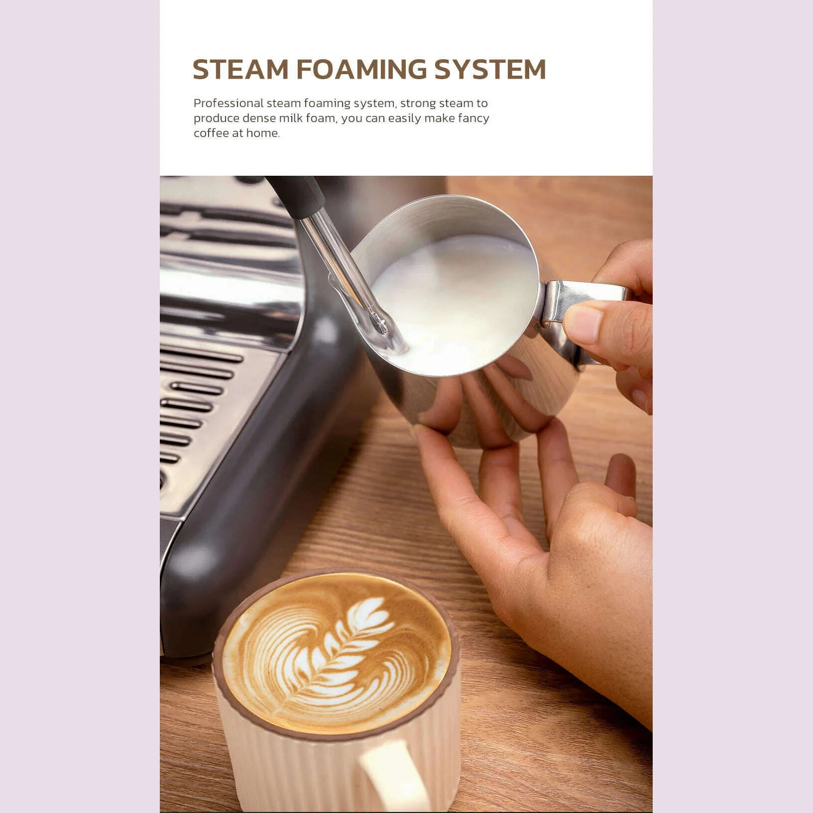 HiBREW Dual Boiler System Barista Pro 20Bar Bean to Espresso Cafetera Coffee Machine with Full Kit for Cafe Hotel Restaurant H7A