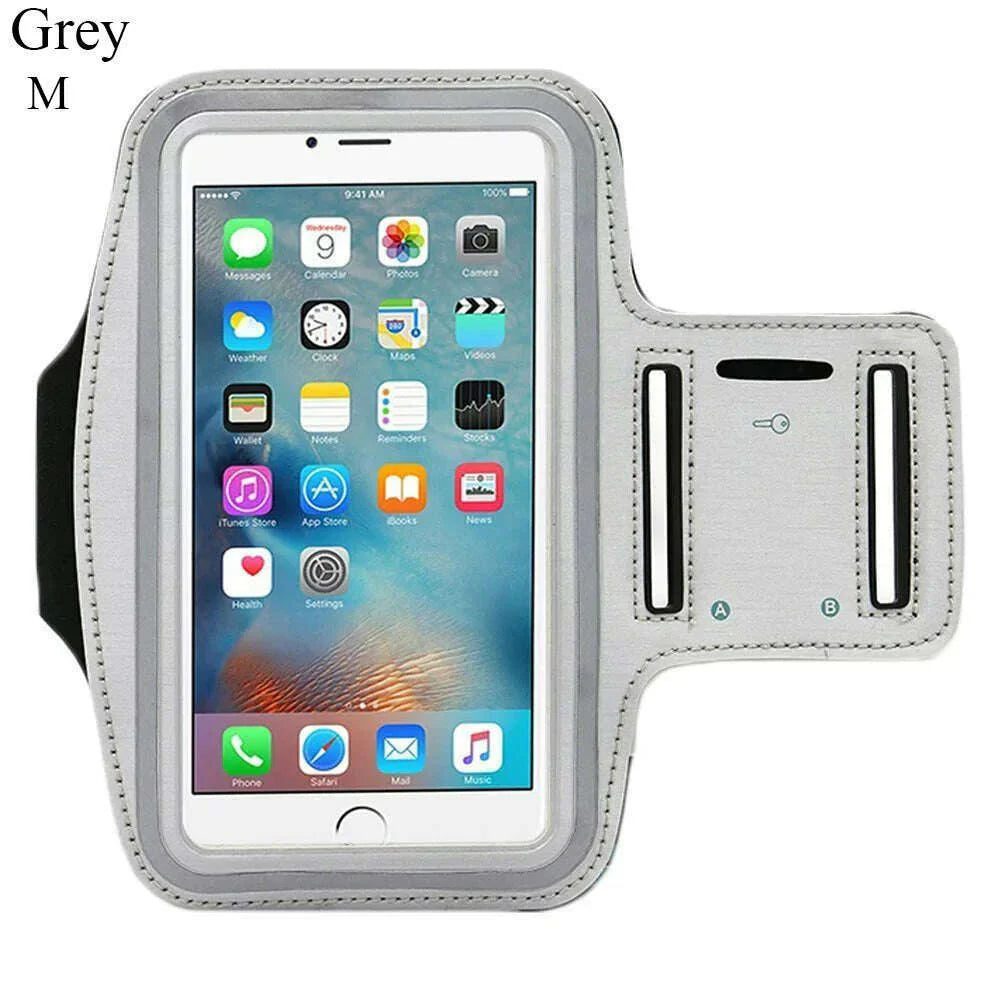 Hot 4-6.5 InchWaterproof Arms Running Bags Men Women Armbands Touch Screen Cell Phone Holder Band Phone Case Sports Accessories