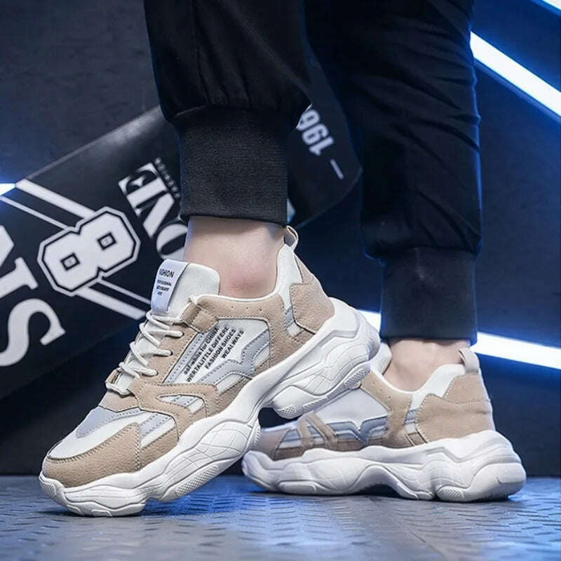 Hot Selling Men Trendy Sneakers Spring Autumn Anti Slip Running Shoe Basket Trainer Lightweight Sport Shoe Zapatillas De Deporte