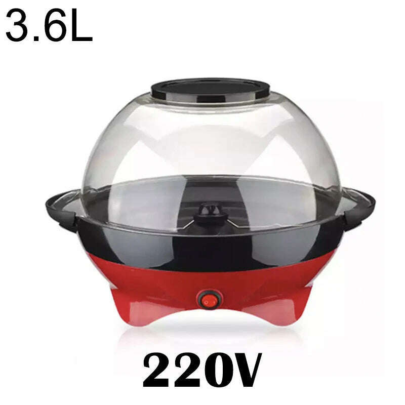 Household 850W electric popcorn machine automatic hot Pipoqueir machine Home-made Diy Popcorn Movie Snack Sonifer Popper