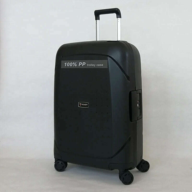 Lightweight Luggage PP Password Trolley Case Unisex Suitcase 20/24/28 inch Cabin Carry on Travel Bag Rolling Luggage Suitcases